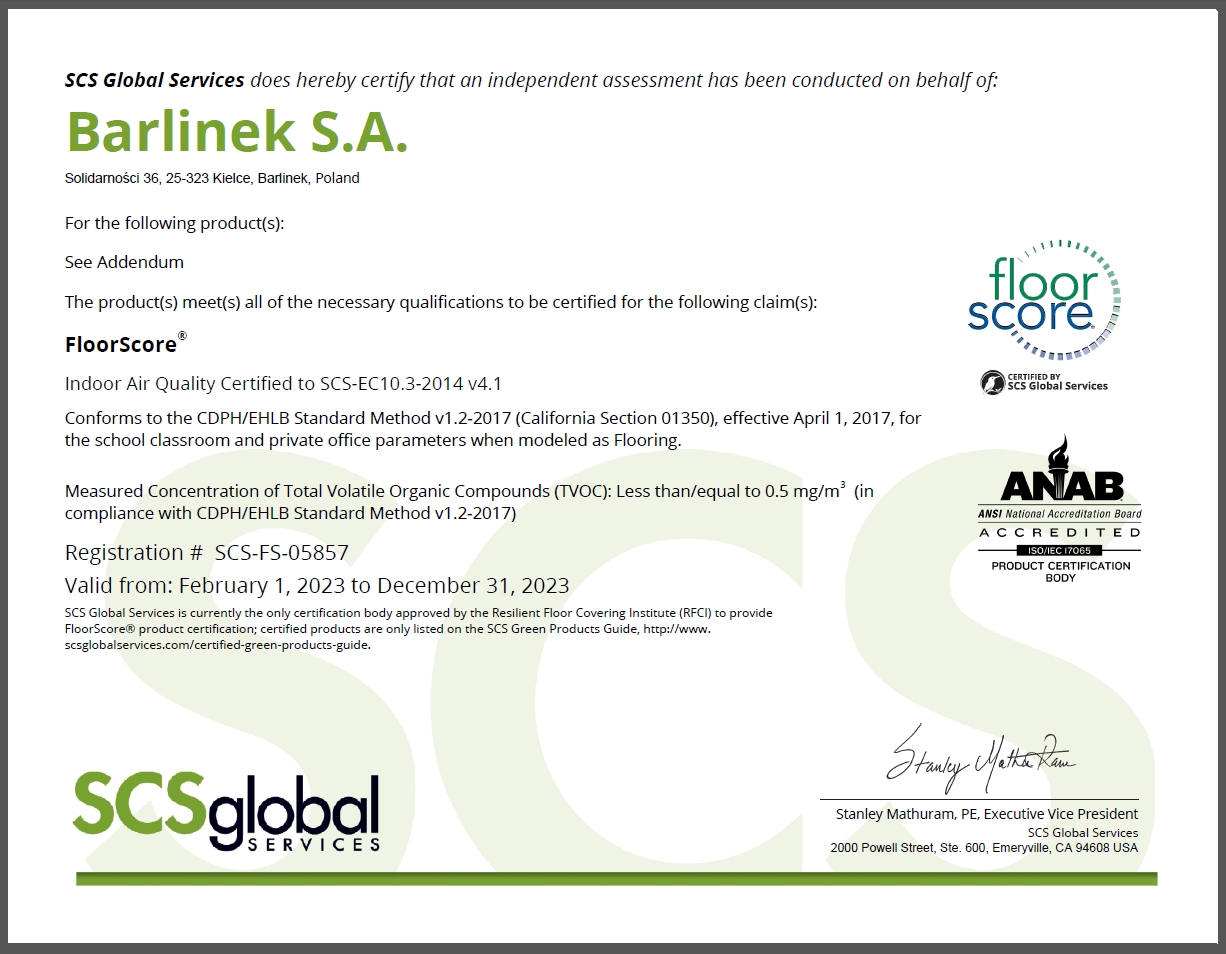 floorscore-certificate-barlinek-2023-2